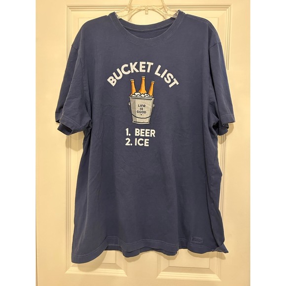 Life Is Good Other - Life is Good mens Bucket List TShirt Size XXL